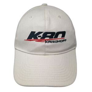 Hit Baseball Cap Beige Black OS Strapback Adjustable Embroidered Krieghoff Hat